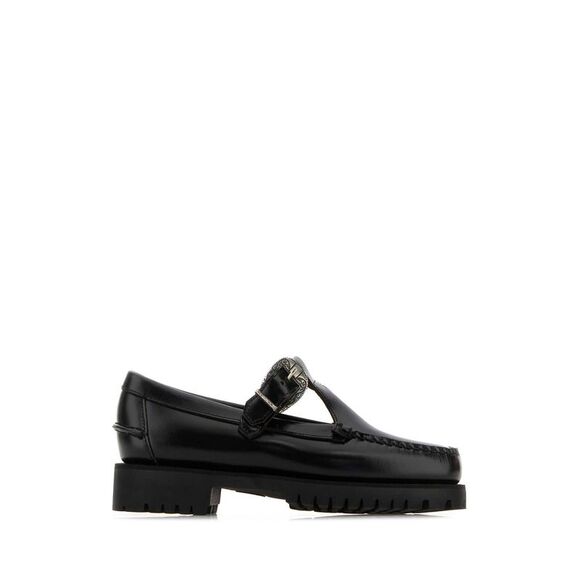 Sebago Women Black Leather Aurora Loafers
